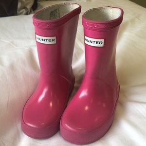 Hunter rain boots /toodler GIRL